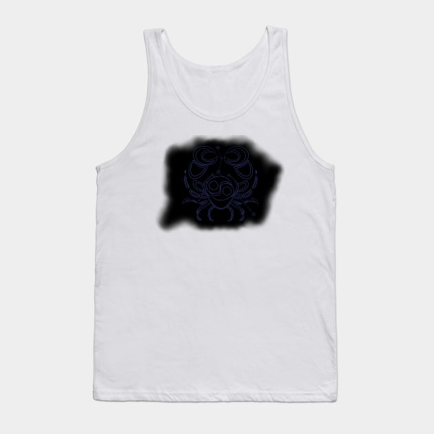 zodiac sign cancer Tank Top by ZedWolf